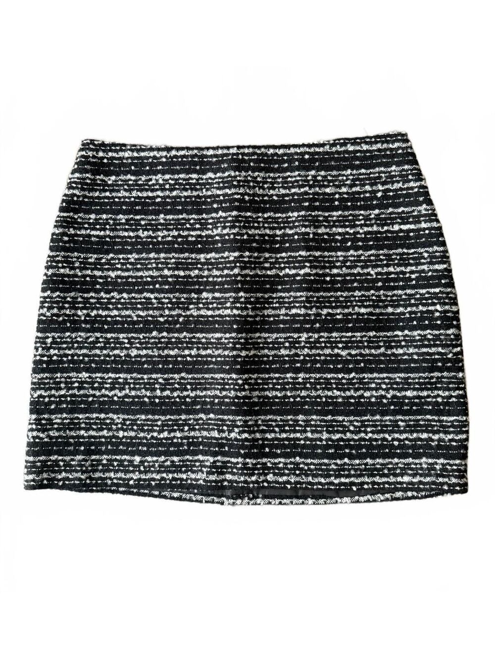 Bagatelle Collection NEW Skirt Size XL Designer Black White Quiet Luxury Mini